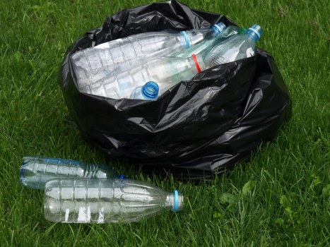 Community members participating in a local clean-up
